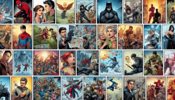 Comic book panels