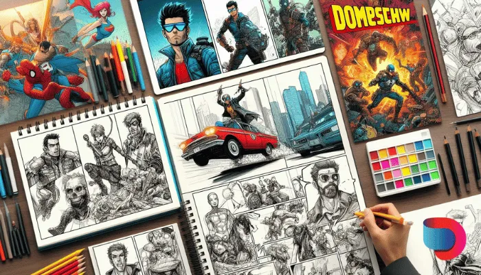Exploring Comic Book Art: Comic Book Sketches & Techniques